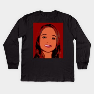 alicia vikander Kids Long Sleeve T-Shirt